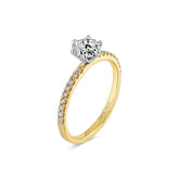 Brilliant Cut Diamond Band Engagement Ring - Dracakis Jewellers